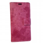 Flip cover ægte læder Huawei Mate 10 Pink